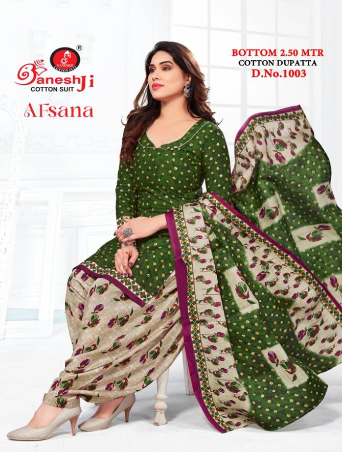 Afsana Vol 1 By Ganeshji Printed Cotton Dress Material catalog